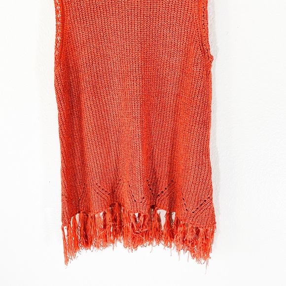 Pepin crochet frayed sleeveless blouse - Picture 2 of 5